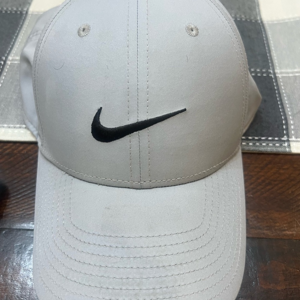 4 Nile Caps with Ivory Swoosh
